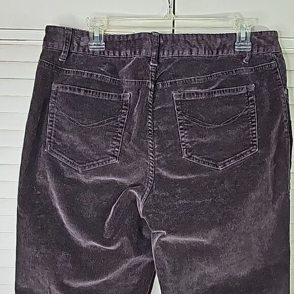 J.jill Jeans Pants Boot Cut Corduroy Brown Size 12   5 pocket jeans - Picture 4 of 7